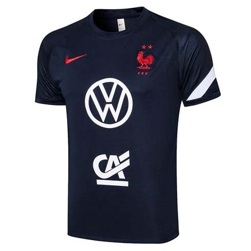 Trainingsshirt Frankreich 2022 Blau Günstige Fußballtrikots